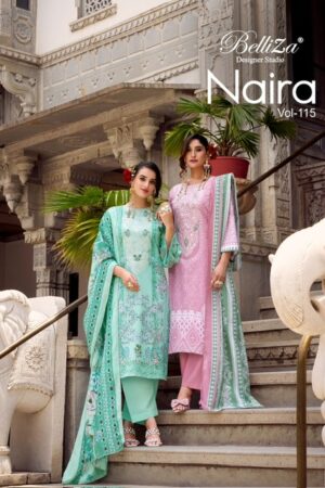 BELLIZA NAIRA VOL 115 Rehmat Boutique  BELLIZA NAIRA VOL 115 PURE COTTON SUITS CATALOGUE 16.jpg