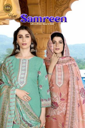 HARSHIT FASHION SAMREEN Rehmat Boutique  HARSHIT FASHION SAMREEN PURE CAMBRIC COTTON SUITS 10.jpg