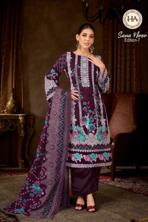 HARSHIT FASHION SANA NOOR EDITION 7 Rehmat Boutique  HARSHIT FASHION SANA NOOR EDITION 7 VISCOSE SUITS 4.jpg