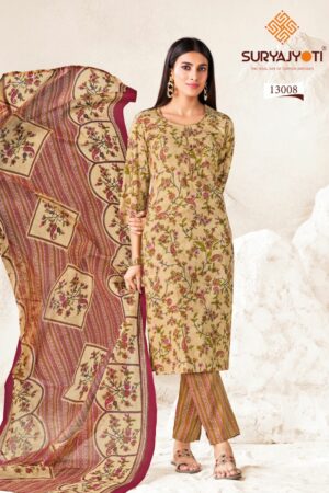 SURYAJYOTI PREYASI VOL 13 Rehmat Boutique  SURYAJYOTI PREYASI VOL 13 READYMADE COTTON KURTIS 2.jpg