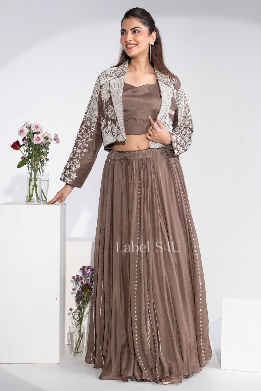 Shivali S4u Mocha Muse-Skirt Set New Arrival 2025 Rehmat Boutique Mocha Muse-Skirt Set 760 2.jpg