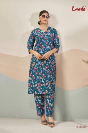 LAADO KAVYA VOL 5 COTTON CORD SET WHOLESALER 4.jpg