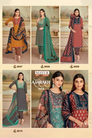 MAYUR CREATION AJARAKH VOL 9 WHOLESALE 4.jpg