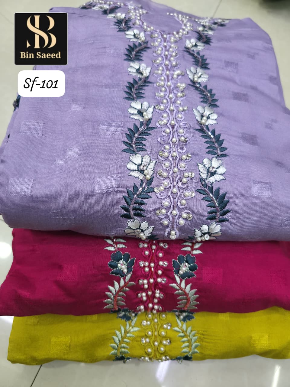 ₹1350 Pcs : 3 BIN SAEED SF-101 READYMADE LAWN SETS 0 0 Rehmat Boutique ₹1350 Pcs : 3 BIN SAEED SF-101 READYMADE LAWN SETS 0 0 BIN SAEED SF 101 READYMADE LAWN SETS 5.jpg