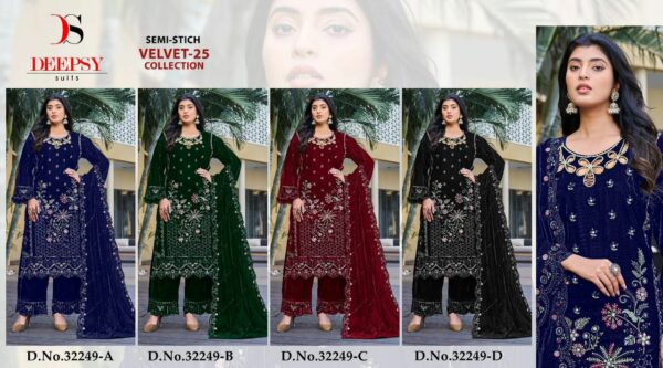₹04 Pcs : 1599 DEEPSY SUITS VELVET 25 32249 PAKISTANI SUITS 0 0 Rehmat Boutique ₹04 Pcs : 1599 DEEPSY SUITS VELVET 25 32249 PAKISTANI SUITS 0 0 DEEPSY SUITS VELVET 25 32249 PAKISTANI SUITS 4.jpg