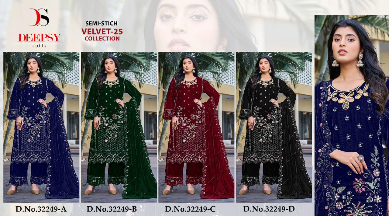₹04 Pcs : 1599 DEEPSY SUITS VELVET 25 32249 PAKISTANI SUITS 0 0 Rehmat Boutique ₹04 Pcs : 1599 DEEPSY SUITS VELVET 25 32249 PAKISTANI SUITS 0 0 DEEPSY SUITS VELVET 25 32249 PAKISTANI SUITS 4.jpg