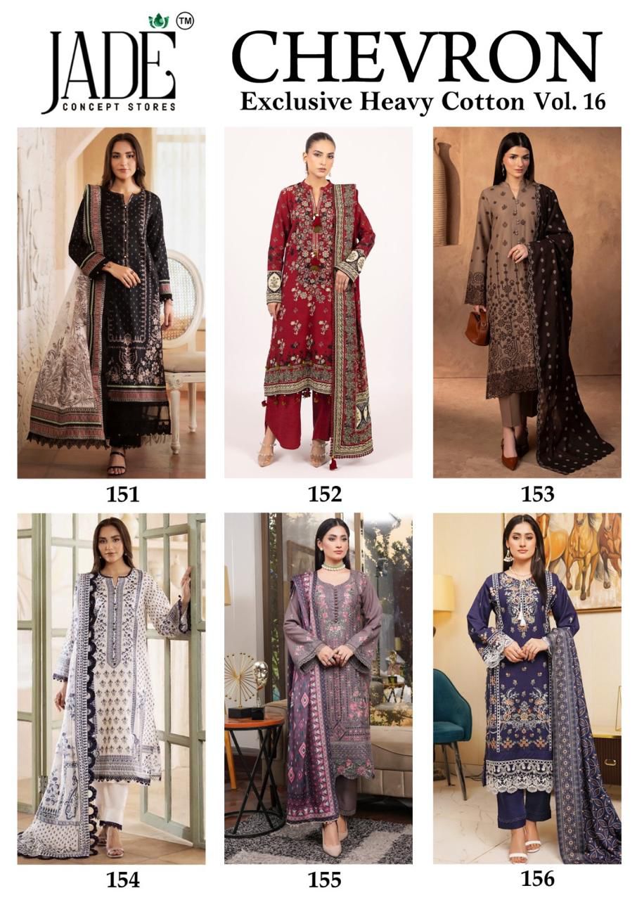 ₹390 Pcs : 6 JADE CHEVRON VOL 16 KARACHI SUITS WHOLESALER 0 151 Rehmat Boutique ₹390 Pcs : 6 JADE CHEVRON VOL 16 KARACHI SUITS WHOLESALER 0 151 JADE CHEVRON VOL 16 KARACHI SUITS WHOLESALER 6.jpg