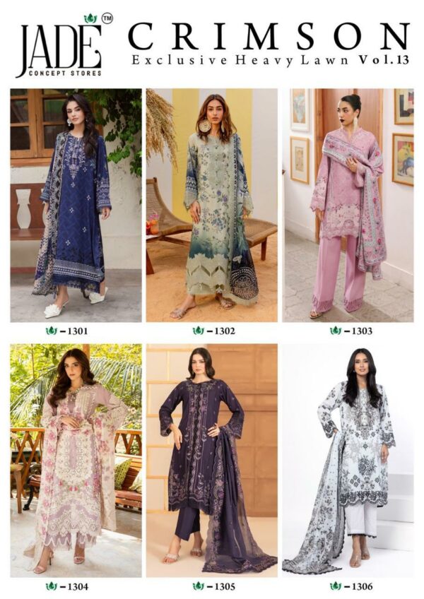 ₹390 Pcs : 6 JADE CRIMSON VOL 13 KARACHI SUITS WHOLESALER 0 0 Rehmat Boutique ₹390 Pcs : 6 JADE CRIMSON VOL 13 KARACHI SUITS WHOLESALER 0 0 JADE CRIMSON VOL 13 KARACHI SUITS WHOLESALER 8.jpg