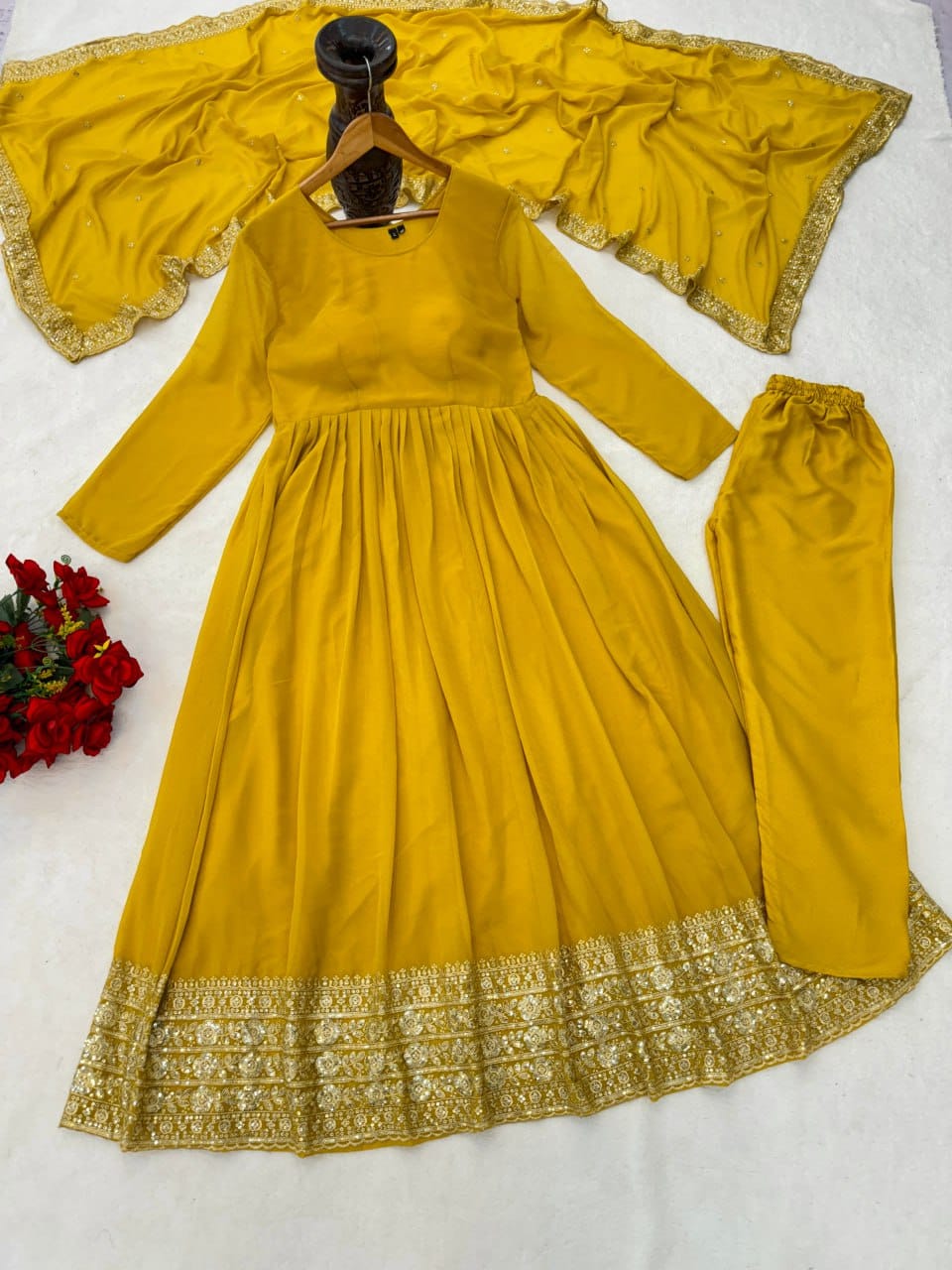 ₹1350 Pcs : 4 PEHNAVA YD 044 DESIGNER WEAR GOWN WHOLESALER 0 32 Rehmat Boutique ₹1350 Pcs : 4 PEHNAVA YD 044 DESIGNER WEAR GOWN WHOLESALER 0 32 PEHNAVA YD 044 READYMADE KURTI WHOLESALER 3.jpg