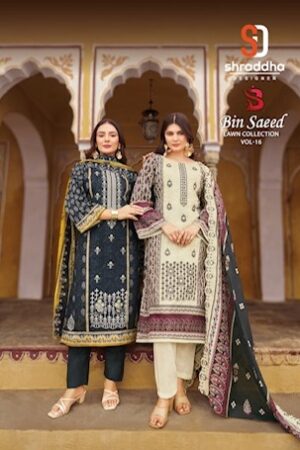 SHRADDHA DESIGNER BIN SAEED VOL 16 PAKISTANI SUITS 11.jpg
