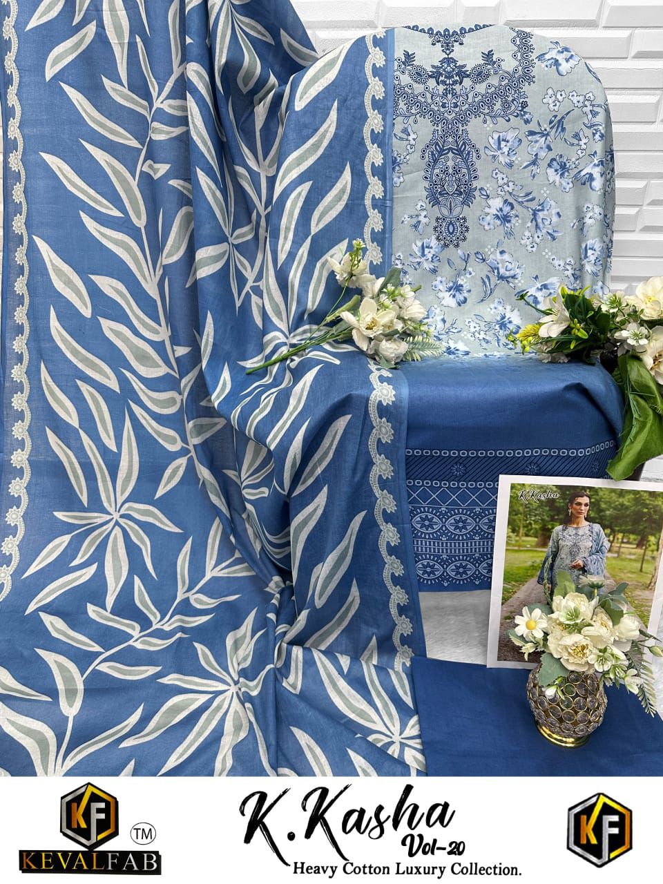 ₹395 Pcs : 6 KEVAL FAB K KASHA VOL 20 KARACHI SUITS WHOLESALER 0 40 Rehmat Boutique ₹395 Pcs : 6 KEVAL FAB K KASHA VOL 20 KARACHI SUITS WHOLESALER 0 40 KEVAL FAB K KASHA VOL 20 KARACHI SUITS WHOLESALER 10.jpg