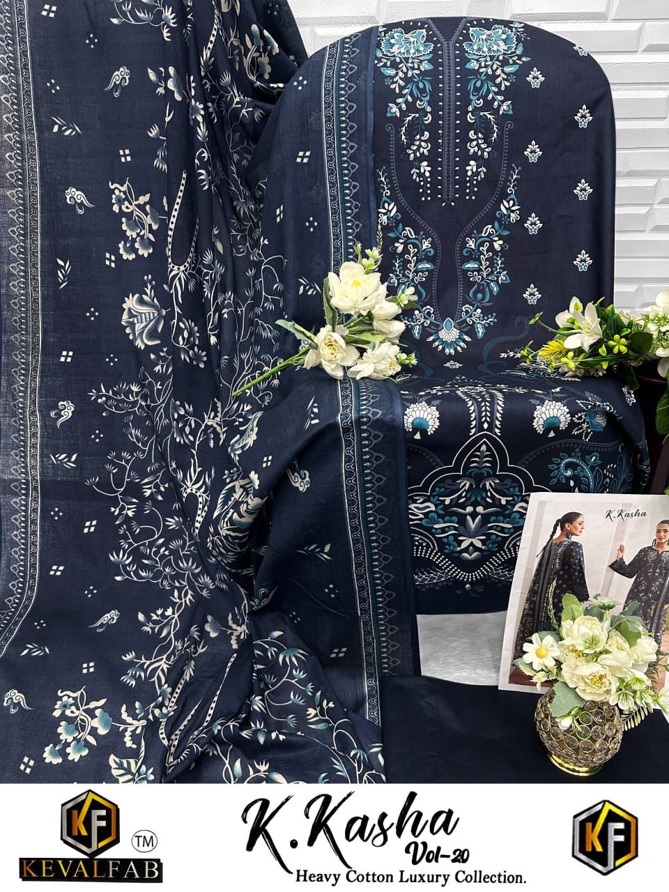 ₹395 Pcs : 6 KEVAL FAB K KASHA VOL 20 KARACHI SUITS WHOLESALER 0 40 Rehmat Boutique ₹395 Pcs : 6 KEVAL FAB K KASHA VOL 20 KARACHI SUITS WHOLESALER 0 40 KEVAL FAB K KASHA VOL 20 KARACHI SUITS WHOLESALER 12.jpg