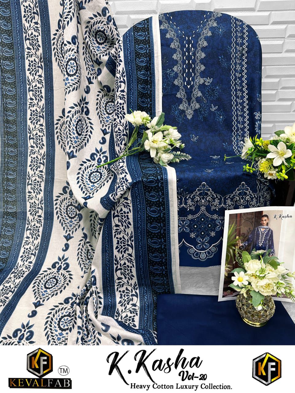 ₹395 Pcs : 6 KEVAL FAB K KASHA VOL 20 KARACHI SUITS WHOLESALER 0 40 Rehmat Boutique ₹395 Pcs : 6 KEVAL FAB K KASHA VOL 20 KARACHI SUITS WHOLESALER 0 40 KEVAL FAB K KASHA VOL 20 KARACHI SUITS WHOLESALER 8.jpg