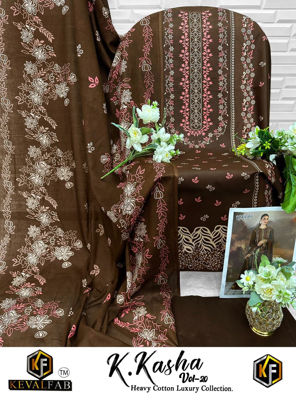 ₹395 Pcs : 6 KEVAL FAB K KASHA VOL 20 KARACHI SUITS WHOLESALER 0 40 Rehmat Boutique ₹395 Pcs : 6 KEVAL FAB K KASHA VOL 20 KARACHI SUITS WHOLESALER 0 40 KEVAL FAB K KASHA VOL 20 KARACHI SUITS WHOLESALER 9.jpg