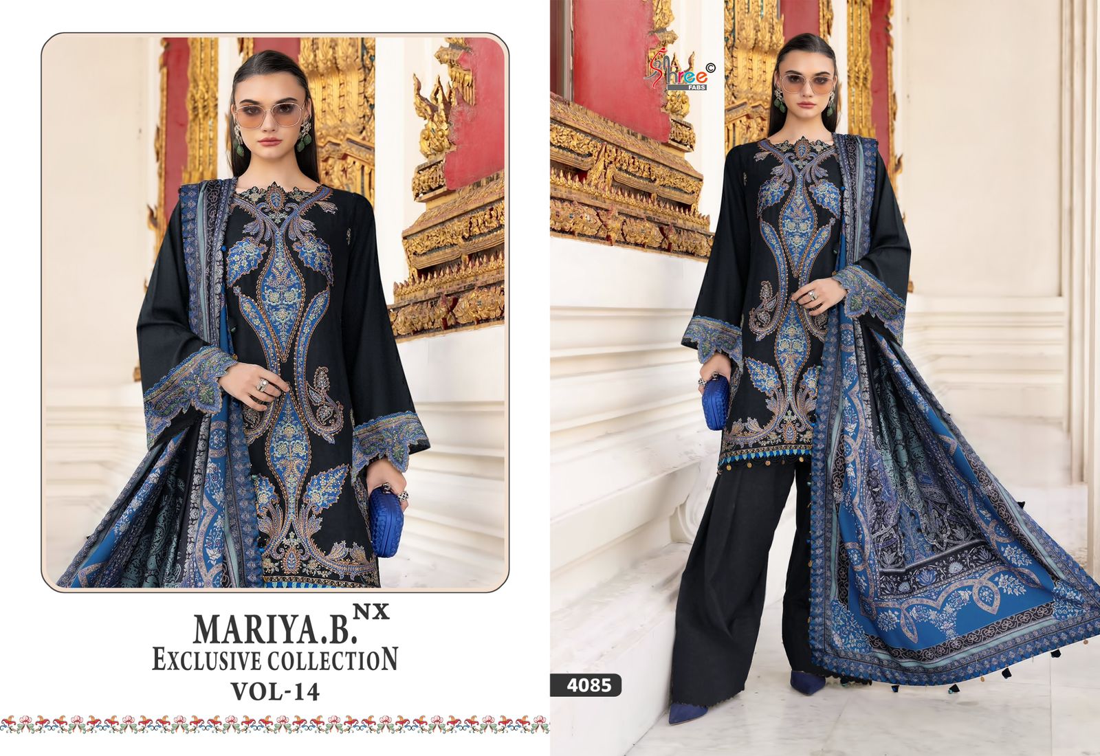 ₹945 Pcs : 5 SHREE FABS MARIYA B VOL 14 NX PAKISTANI SUITS 0 23 Rehmat Boutique ₹945 Pcs : 5 SHREE FABS MARIYA B VOL 14 NX PAKISTANI SUITS 0 23 SHREE FABS MARIYA B VOL 14 NX PAKISTANI SUITS 3.jpg