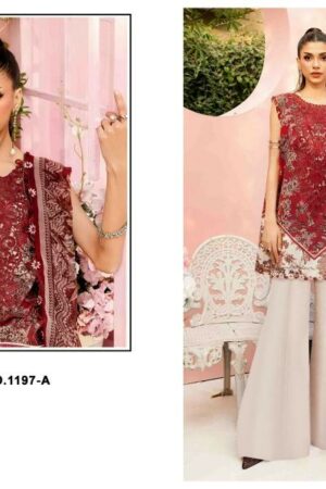 Aasha 1197 A And B catalog Cotton Dupatta pakistani unstitched suits wholesale Rehmat Boutique  aasha 1197 a and b catalog cotton dupatta pakistani unstitched suits wholesale 1 2026 02 06 11 38 46.jpeg