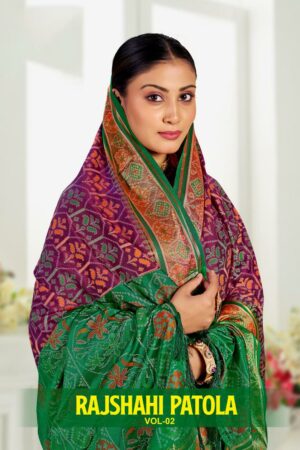 Bunawat - Rajshahi Patola-02 Sangam Prints Patola Silk Woven Work Traditional Saree Rehmat Boutique  bunawat rajshahi patola 02 sangam prints patola silk woven work traditional saree 2026 02 10 17 39 3.jpeg
