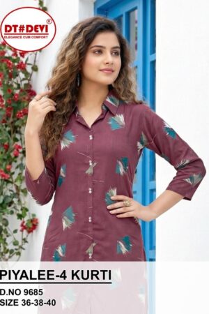 Home Rehmat Boutique Buy Ethnic Suits Online for Weddings Dt devi piyalee vol 4 9685 rayon wholesale kurti with bottom Rehmat Boutique