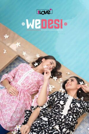 1love we desi series 11-16 cotton premium rayon kurti Rehmat Boutique