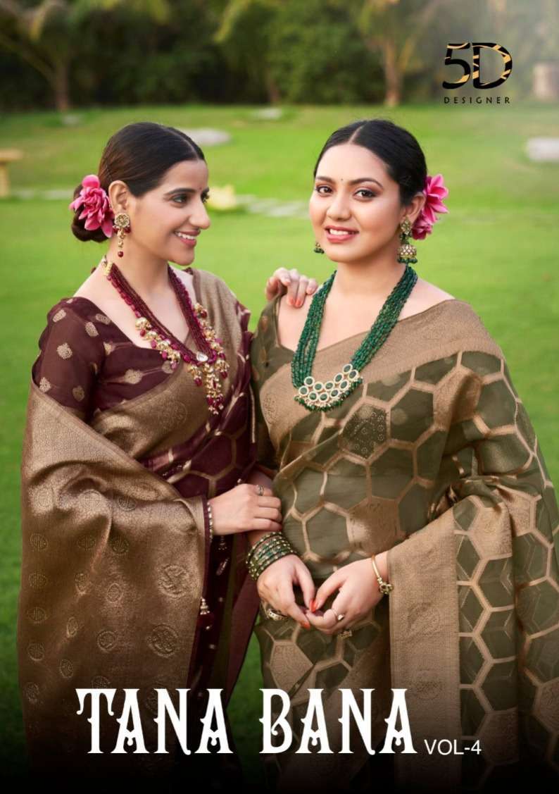 5d designer tana bana vol 4 series 119-124 Silk Organza saree Rehmat Boutique 5d designer tana bana vol 4 series 119-124 Silk Organza saree 5d designer tana bana vol 4 series 119-124 Silk Organza saree Rehmat Boutique