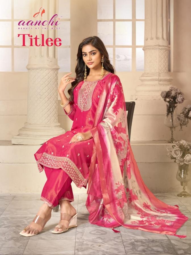 aanchi titlee series 1001-1004 tissue shimmer wholesale readymade suit Rehmat Boutique aanchi titlee series 1001-1004 tissue shimmer wholesale readymade suit Rehmat Boutique