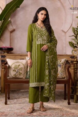 alizeh series 7085-7088 Pure Organza wholesale readymade suit Rehmat Boutique