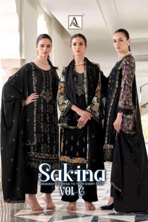 Home Rehmat Boutique Buy Ethnic Suits Online for Weddings Alok Suits Sakina Vol-6 series 202784601-202784606 heavy Viscose Reyon wholesale suit Rehmat Boutique