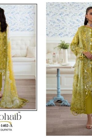 alzohaib riwayat series 1400-1405 cotton pakistani wholesale suit Rehmat Boutique