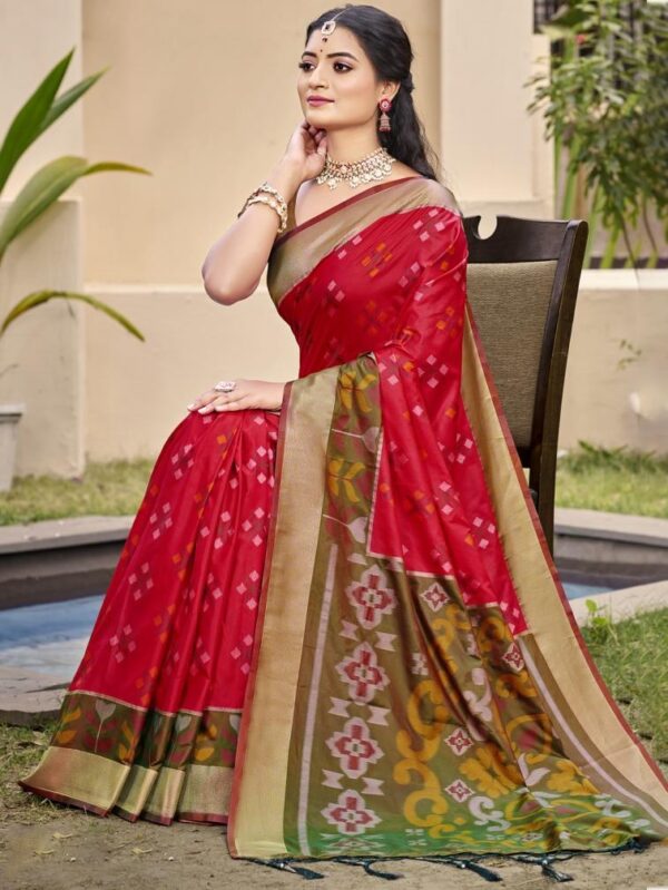 Astita fancy POORVIKA SILK VOL 2  series 200018 to 200088 Pochampalli Silk saree in wholesale surat Rehmat Boutique