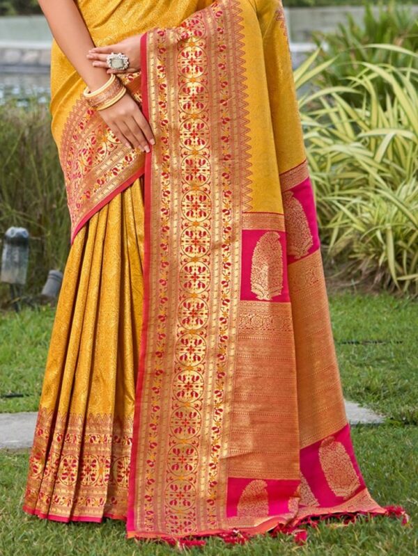 astita gauri series 1002 to 1006 banarasi silk occasion wear saree in wholesale surat Rehmat Boutique