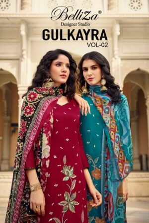 belliza gulkayra vol 2 series 861001-861008 Pure Heavy Jam wholesale suit Rehmat Boutique