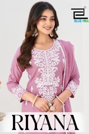 blue hills riyana series 5209-5212 rayon readymade suit Rehmat Boutique