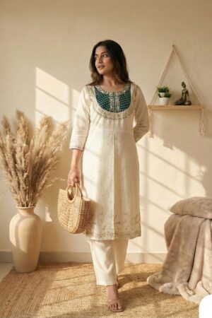 Home Rehmat Boutique Buy Ethnic Suits Online for Weddings bt-2703 Premium Luxurious Roman Silk Embroidered Roman Silk cord Set Rehmat Boutique