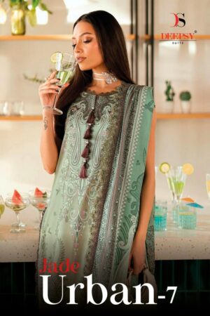 deepsy suits jade urban vol 7 series 1731 to 1738 cotton pakistani salwar kameez in wholesale surat Rehmat Boutique