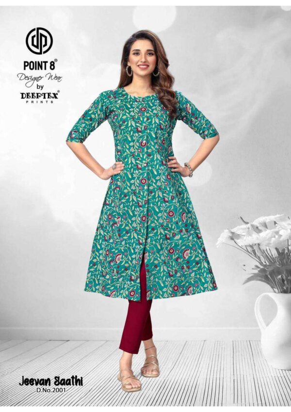 deeptex jeevan sathi vol 2 series 2001-2010 Cotton wholesale kurti in surat Rehmat Boutique