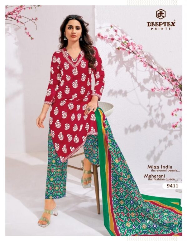 deeptex miss india vol 94 series 9401 to 9416 cotton ladies salwar suit in wholesale surat Rehmat Boutique