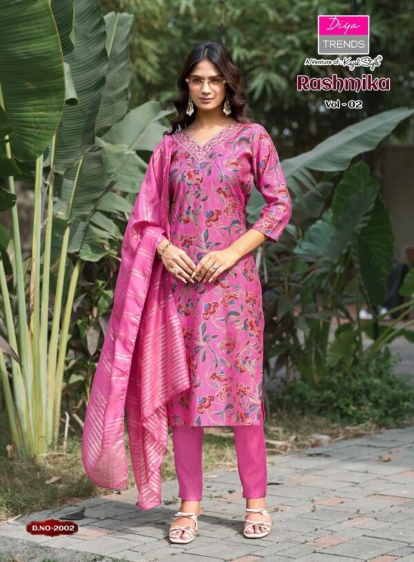 diya trends rashmika vol 2 series 2001-2008 vertican wholesale suit Rehmat Boutique