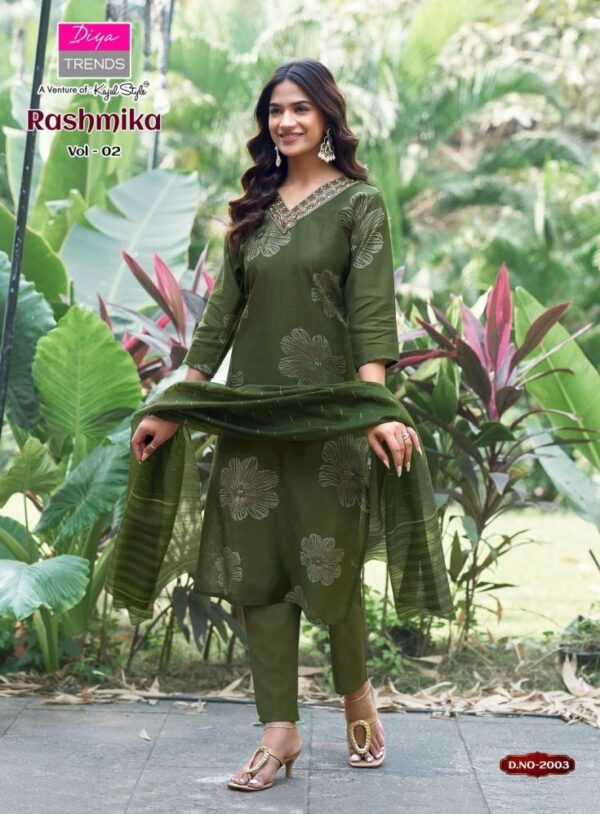 diya trends rashmika vol 2 series 2001-2008 vertican wholesale suit Rehmat Boutique