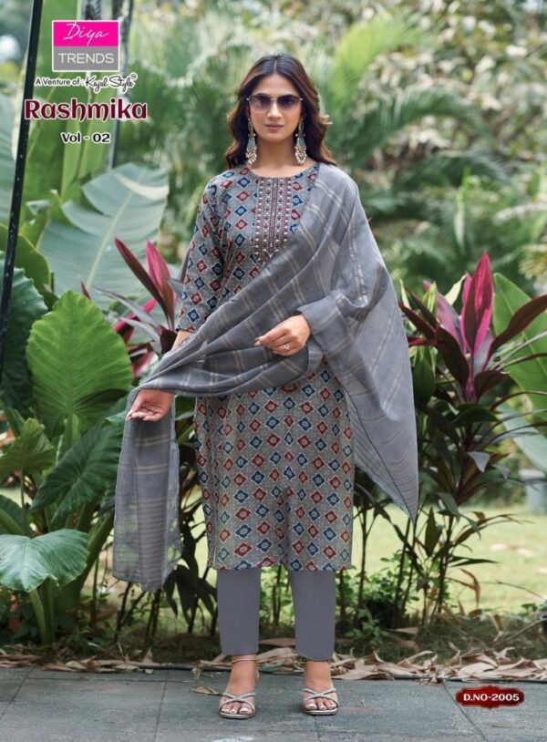 diya trends rashmika vol 2 series 2001-2008 vertican wholesale suit Rehmat Boutique