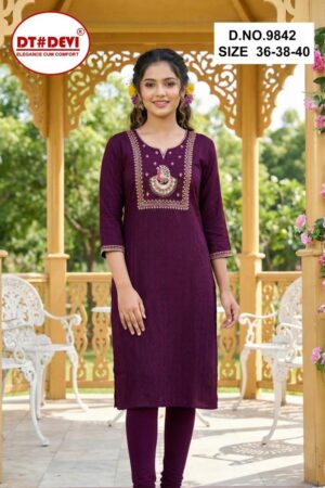 dt devi kalapi vol 2 9842 roman silk wholesale kurti Rehmat Boutique