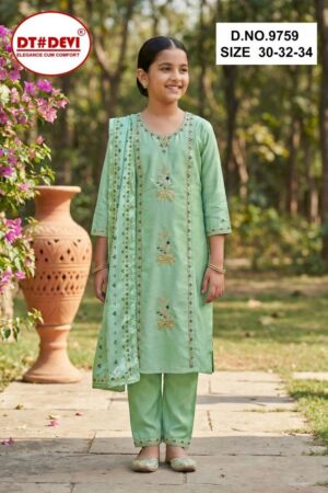 dt devi nidhi vol 1 9759 vetican silk full stitch combo suit in wholesale surat Rehmat Boutique