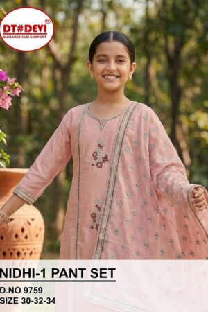 dt devi nidhi vol 1 9759 vetican silk full stitch combo suit in wholesale surat Rehmat Boutique