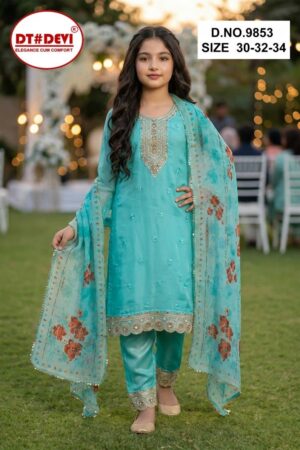 dt devi visha vol 1 series 9853 roman glass silk readymade wholesale suit Rehmat Boutique