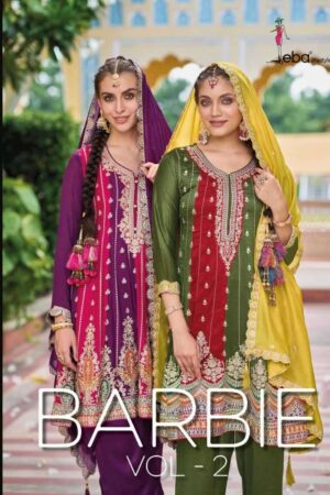 eba barbie vol 2 series 1659-1660  premium silk readymade suit Rehmat Boutique