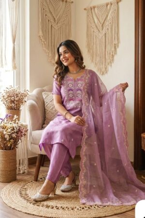 Exclusive 012 Chinon white embroidery wholesale single kurti Rehmat Boutique