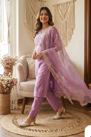 Exclusive 012 Chinon white embroidery wholesale single kurti Rehmat Boutique