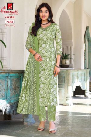 Ganpati Varsha Vol-14  Pure Cotton Printed readymade suit Rehmat Boutique