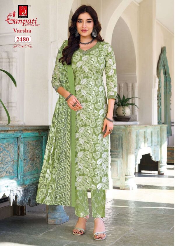 Ganpati Varsha Vol-14  Pure Cotton Printed readymade suit Rehmat Boutique