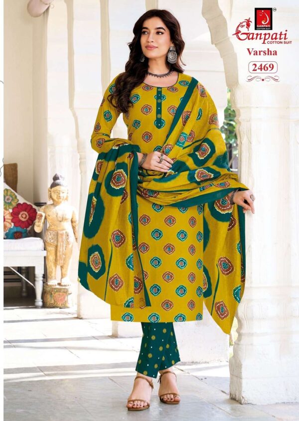Ganpati Varsha Vol-14  Pure Cotton Printed readymade suit Rehmat Boutique