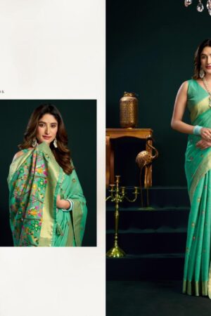 gobuni presents siya series 3501 To 3506 fashionable munga cotton mina work sarees in wholesale surat Rehmat Boutique